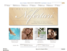 Tablet Screenshot of nefertari.com